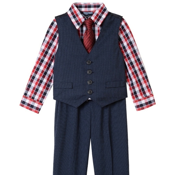 Nautica vest set 4 piece boy size 7X - Picture 1 of 7